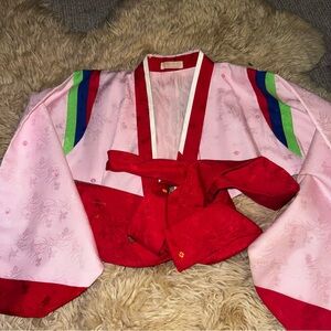 Cropped authentic Japanese kimono jacket
